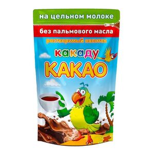 Какао-напиток"Aristocrat"  Шоколадный  Попугай (пакет) 150г.*12