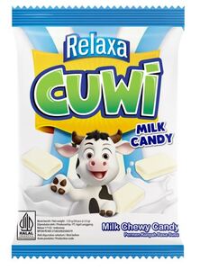 Конфеты жевательные "Relaxa Cuwi" (молочные) 125г.*20