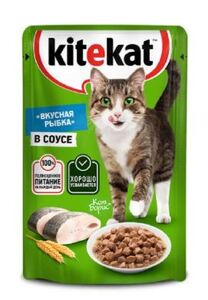 Корм "Китикет"  в соусе  (рыба)  85 г.*28