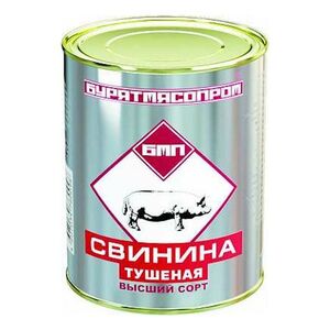 Свинина тушеная Бурятмяспром в/с ГОСТ 338 г.*15
