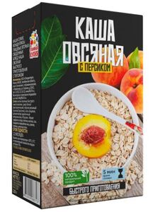 Каша овсяная с персиком "Отличная кухня" 120г.*24