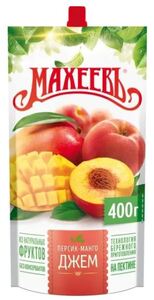 Джем "Махеевъ" Персик-Манго (дой-пак) 400 г.*14