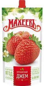 Джем "Махеевъ" Клубничный (дой-пак) 400 г.*14