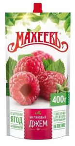 Джем "Махеевъ" (Малина) ГОСТ д/п 400 г.*14